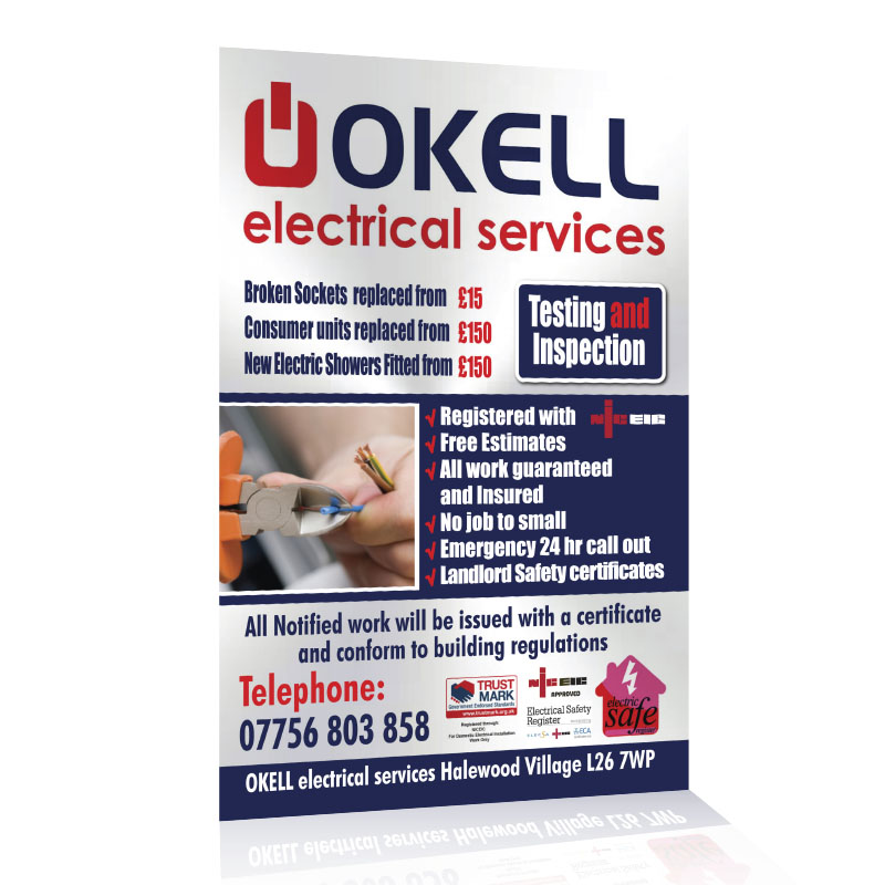 Okell Electrical Service Flyers