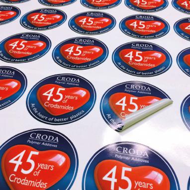 Round or Oval Vinyl Labels