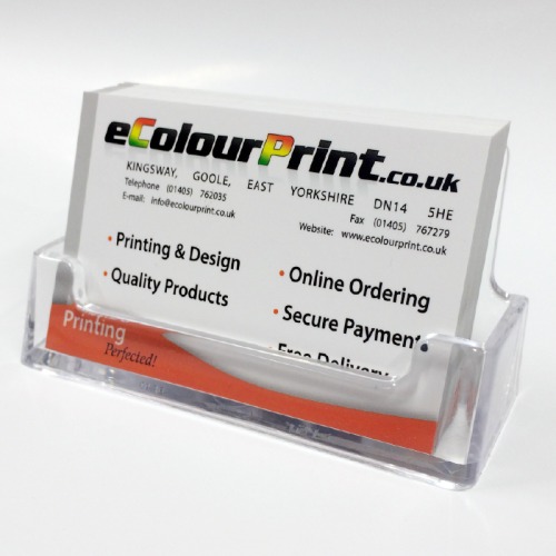 Business Card Counter Display: Business Card Holder / Display: Clear: 1