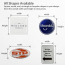 Domed 3D Resin Labels