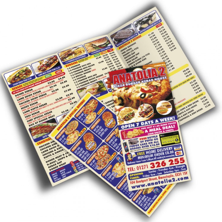 Folded Leaflet Deal With 30 Free A3 Posters Ecolour Print